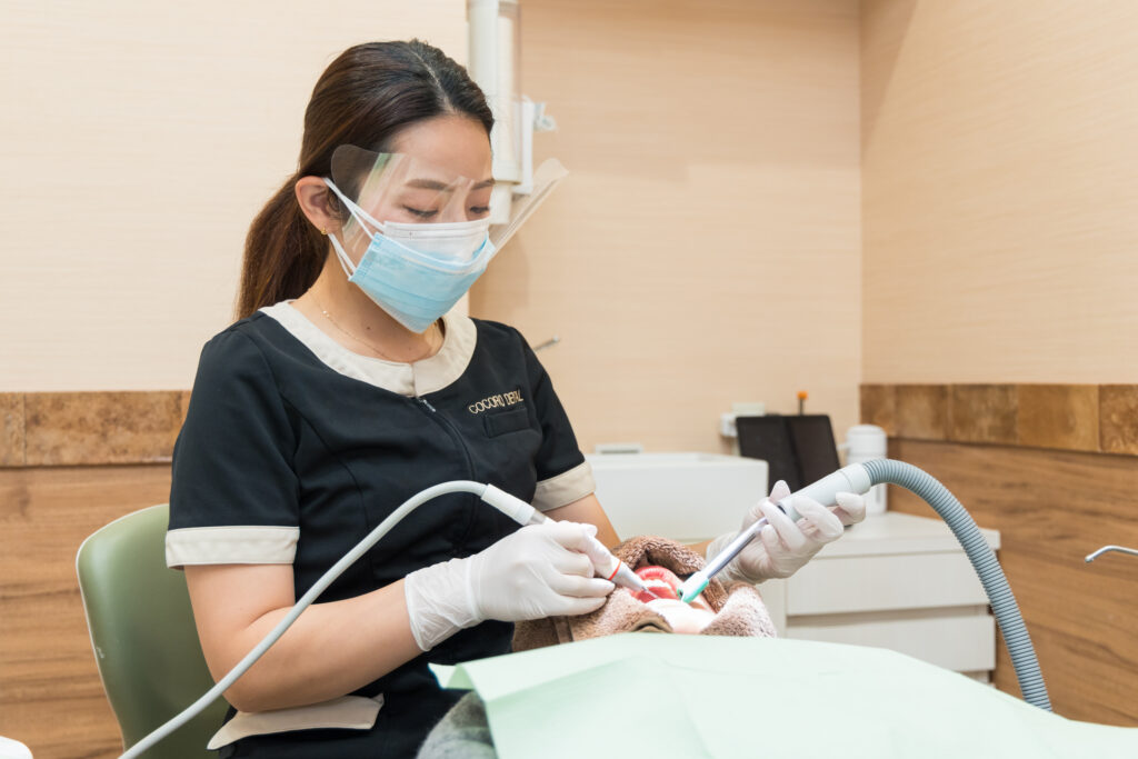 クリーニングを行っています